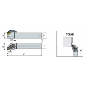 Soustružnický držák VBD TCLNL 5050 S 12