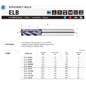 TK stopková fréza standardní s prodlouženou upínací částí ELB1010, 10x25x100mm