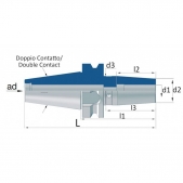 Tepelný upínač DOUBLE CONTACT BT30 H80 CL12