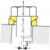 Kulová podložka AMF tvar C 37 5350 - M16