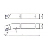 Soustružnický nůž vnitřní ubírací 223724 32x32 mm U 10