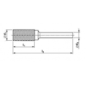 A1625 Technická fréza tvrdokovová FORM-TECH, válcová