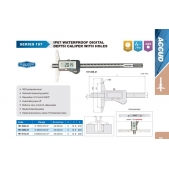 ACCUD 197-006-21 IP67 voděodolný digitální hloubkoměr 150mm/6