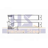 Soustružnický nůž ubírací stranový, levý 223717 16x16 mm U 10