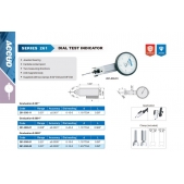 ACCUD 261-030-51 páčkový číselníkový úchylkoměr s měřením v palcích 0-0.03