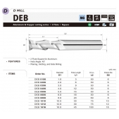 TK stopková fréza standardní DEB0506, 5x15mm