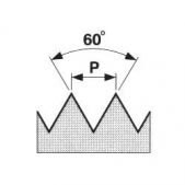Závitová kruhová čelist, HSS, 6g 223210 M8x0,75 /240 082/