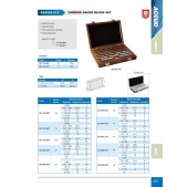 ACCUD 512-087-00T Johansonovy koncové měrky tvrdokovové - sada (ISO3650 třída př. 0) / 87ks