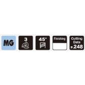 TK stopková fréza standardní DED0206, 2x6mm