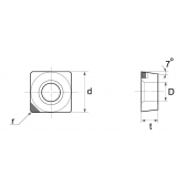 VBD CARBE SCGW 09T304 H1 PPN20