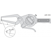 ACCUD 420-020-11 digitální úchylkoměr pro vnější měření 0-20mm/0-0.8