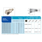 Stopková rychloposuvová fréza se závitem AHFM-SD06T2-D20-M10-L30-Z03-H