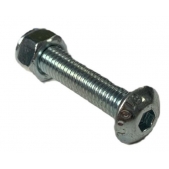 MetalCraft MC065 Sada šroubů s šestihrannou hlavou 5 mm x 25 mm s maticemi (obsah: cca 50)