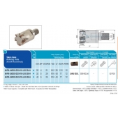 Stopková vysokoposuvová fréza se závitem AHFM-LN0303-D25-M12-L35-Z04-H