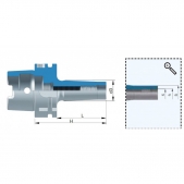 Upínač pro frézy se závitem HSK63A EXTRA dlouhý H159 M16