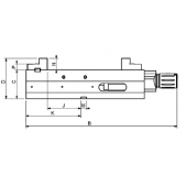 Strojní svěrák 125 mm, ARNOLD MB2 s regulátorem upínací síly - mechanický posilovač