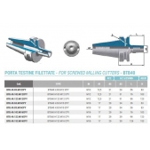 Upínač pro frézy se závitem BT40 (AD/B) dlouhý H103 M12