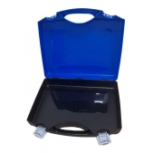 Plastový kufr HS-BOX 346x292x84mm BLUE/BLACK