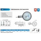 ACCUD 261-014-01 přesný páčkový číselníkový úchylkoměr  0-0.14mm ( 0.001mm )