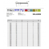 TK vrták MICRO, 5xD, bez chlazení 0,75x38x6