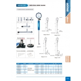 ACCUD 252-004-11 dutinoměr s číselníkovým úchylkoměrem s měřením v palcích / 0.24″-0.4