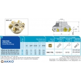 Fréza nástrčná čelní 45° AFM45-SA1706-D100-A32-Z07-H