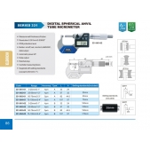 ACCUD 331-004-01 digitální mikrometr s kulovou měřicí plochou na jedné straně, 75-100mm/3-4