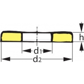 Podložky AMF zvláště silné DIN 6340, 37 5340 - M16