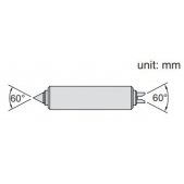 ACCUD 343-005-ST1 nastavovací měrka v úhlu 60° pro mikrometry na měření závitů 125mm