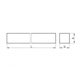 Polotovar nože RADECO 223690 7x200 mm HSS Co10 - 65 HRc