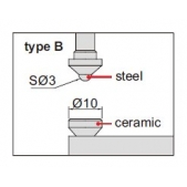 Číselníkový tloušťkoměr 0-10 mm s přesností 0,02 mm INSIZE 2365-10B ( typ B )