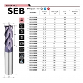 TK stopková fréza standardní SEB0404, 4x11 mm