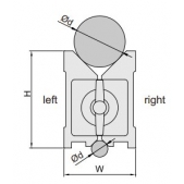ACCUD 634-067-01HP magnetické V-BLOKY ( sada po 2ks ) - 80x70x95mm