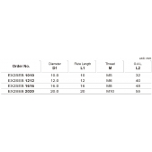 VÝPRODEJ - Modulární TK fréza čelní 10x10mm / M5 typ EX2SEB1010