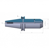 Upínač WELDON s chladícími kanálky SK40 (AD/B) krátký H50 WE10 IK