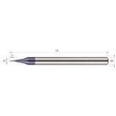 TK stopková fréza standardní MICRO EM0084, pr. 0,8mm