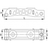 Upínka lehká 37 0830 AMF 24x200mm