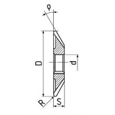 Fréza úhlová jednostranná F852570 25x80 mm