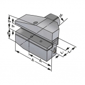 Radiální držák B7-30x20x40 DIN 69880 (ISO 10889)