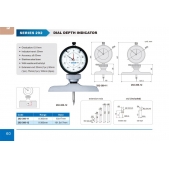 ACCUD 292-300-12 mechanický hloubkoměr 0-300mm se základnou 101.5x17mm ( 0.01mm )