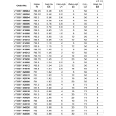 TK stopková fréza kopírovací do 70HRC V70BF01212, pr. 1,2mm, R0,6