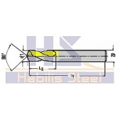 Navrtávák NC 90°, DIN 6535 HA, TiAlN /37.050/ NC SK 0,5x38/1