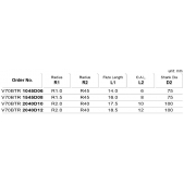 TK fréza barelové typ V70BTR1545D08