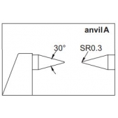 ACCUD 327-001-03 mikrometr 0-25mm se špičatými měřicími plochami (30°) (0.01mm)