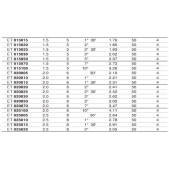 TK stopková fréza kuželová ET005100, 0,5x2mm,β 10°