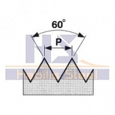 Závitová kruhová čelist, HSS, 6g 223210 M4,5x0,5 /240 046/