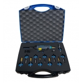 Sada 11 dílů - technické frézy OCEL + GOLD 12 s bruskou AIRCRAFT