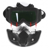 Ochranná maska FTR PROTECT1 s odjímatelným respirátorem pro práci s čistícími lasery 