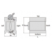 Magnetický V-BLOK 75x56x75 INSIZE 6889-1