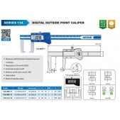 ACCUD 134-006-11 digitální posuvné měřítko pro vnější drážky 150mm/6